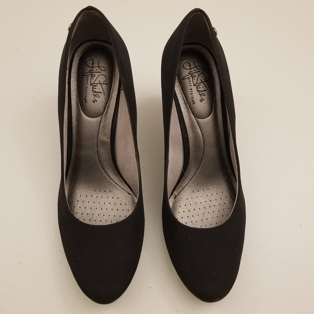 Life Stride Parigi Black Pumps 10M in Women